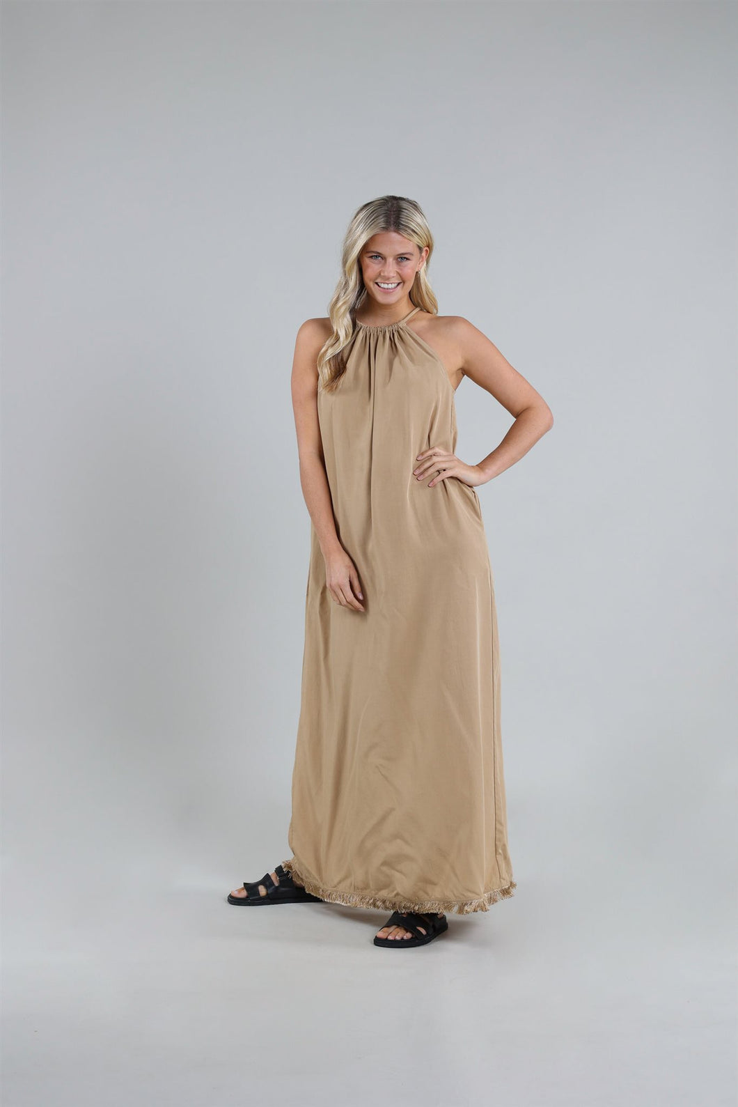 Adalyn Dress Robe SS24129642 Camel