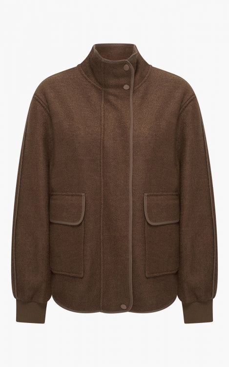 Alijd5A wintercoat Aimèe-2025009 Brown Brown