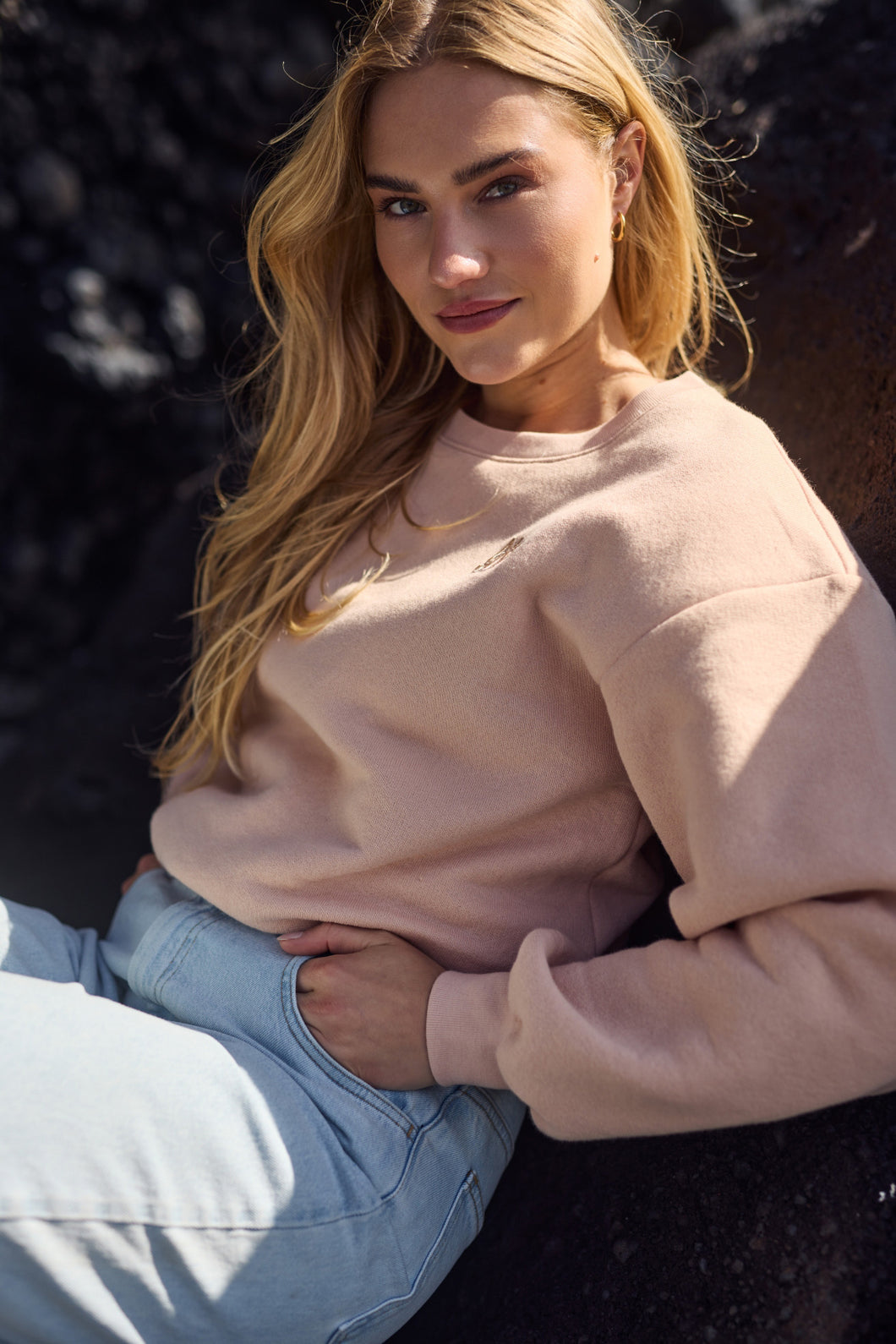 Amalia Pullover NKF03016 266 Dusty Pink