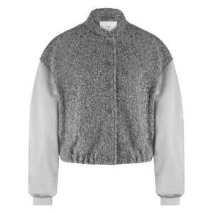 Baltimore Jacket Satin NKF13057 21 Light grey