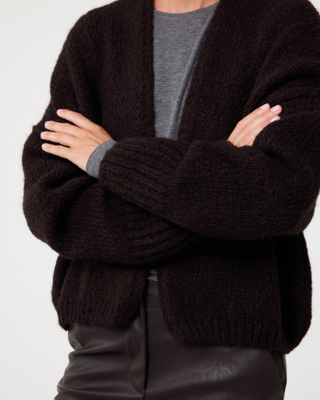 Becky Cardigan 252P060 202 Choco
