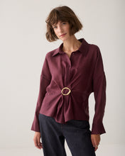 Afbeelding in Gallery-weergave laden, BlouseLyocellblend2s3524-12492000335-Darkburgundy__1
