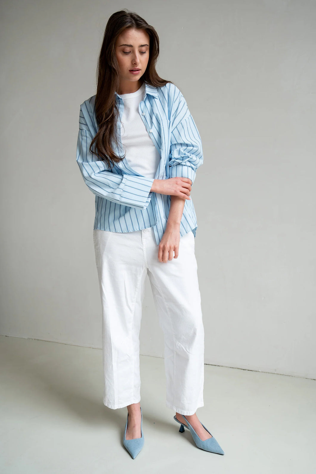 Blouse S25C250 529 blueish