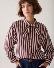 Afbeelding in Gallery-weergave laden, BlouseTwotonestripe2s3523-12490000335-Darkburgundy__1
