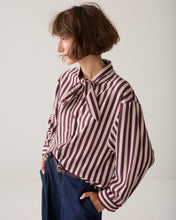Afbeelding in Gallery-weergave laden, BlouseTwotonestripe2s3523-12490000335-Darkburgundy__2
