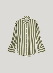 Blouse printed stripe 2s3260-12164 000612 - Combat green