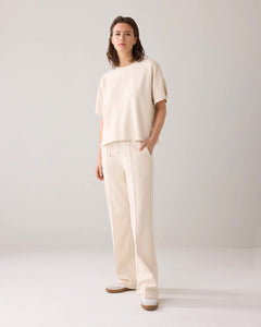 Boxy sleeveless top scuba 3s5144-30689 000122 - Ivory