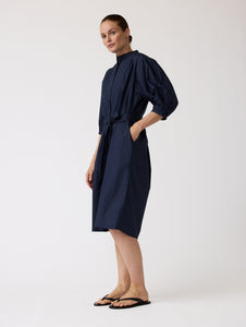 Camellia Dress QD0115 Q58 Navy
