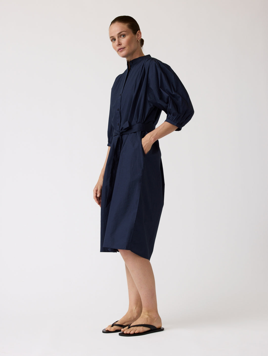 Camellia Dress QD0115 Q58 Navy
