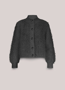 Cardigan loop stitch knit 7s7948-70043 000860 - Anthracite