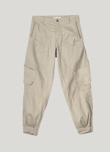 Cargo pants soft stretch sateen 4s2707-12141 000113 - Cashmere