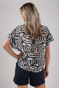 Catalina blouse NKS02050 219 Offwhite/Navy
