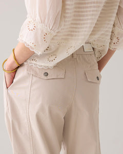 Cocoon chino pant lt wt aurora twill  4s2743-12194 000702 - Pebble beige