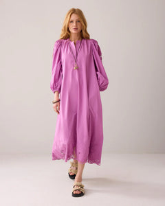 Dress open work cotton 5s1603-12242 000557 - Cyclaam
