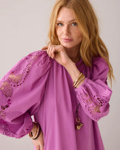 Afbeelding in Gallery-weergave laden, Dress open work cotton 5s1603-12242 000557 - Cyclaam
