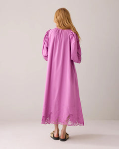 Dress open work cotton 5s1603-12242 000557 - Cyclaam