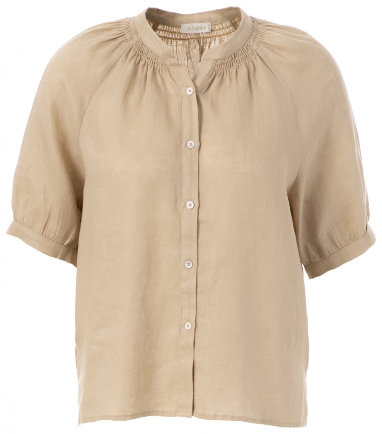 Geraldine blouse G8123 127 Sand