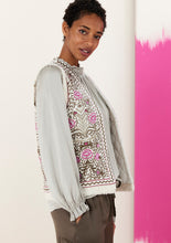 Afbeelding in Gallery-weergave laden, Gilet Embroidered Velours 9s110-11729 000120 - Multicolour
