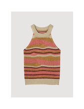 Afbeelding in Gallery-weergave laden, Halter top lurex swirl knit 7s5841-7990 000120 - Multicolour
