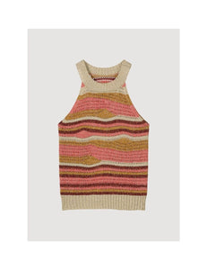 Halter top lurex swirl knit 7s5841-7990 000120 - Multicolour