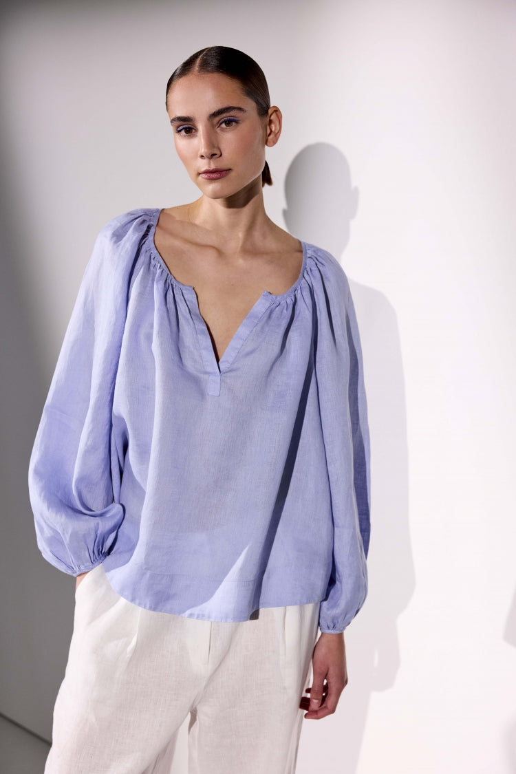 Herma blouse H9112 743 Chambray blue