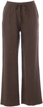 Afbeelding in Gallery-weergave laden, Holiday trousers H9122 113 Chocolate

