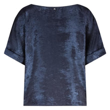 Afbeelding in Gallery-weergave laden, Irene Top Shiny NKF01024 70 Navy
