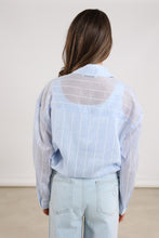Afbeelding in Gallery-weergave laden, Iris Blouse Stripe NKF02011 270 Ice/Offwhite
