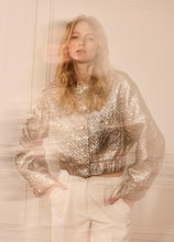 Afbeelding in Gallery-weergave laden, Jacket Lurex Jacquard 1s1205-12070 000113 - Cashmere
