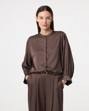 Afbeelding in Gallery-weergave laden, JasminBlouse262P183202Choco__1
