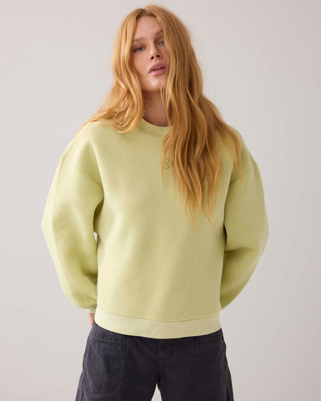 Jersey balloon Soft sweat 3s5067-30413 000604 - Misty lime