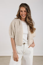 Afbeelding in Gallery-weergave laden, Jip Cardigan lurex NKF05011 9 Sand
