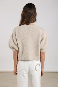Jip Cardigan lurex NKF05011 9 Sand