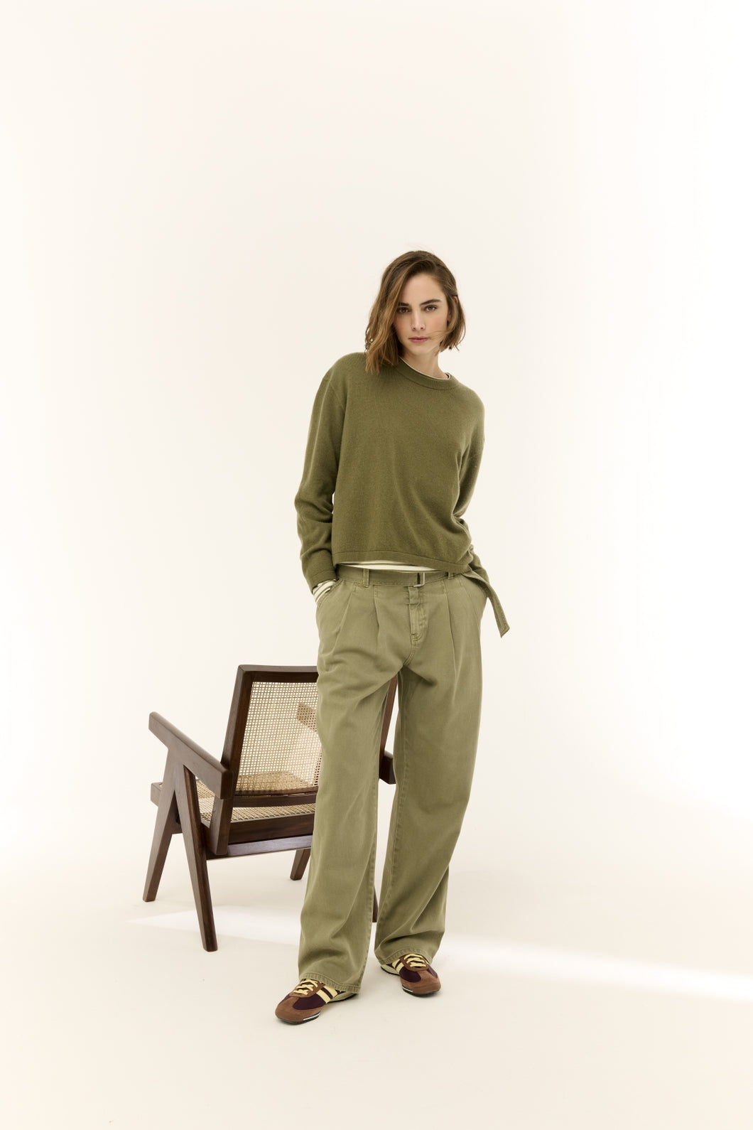 Julianna sweater J1308 168 Army green