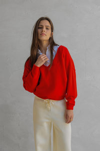 Jumper W25B344 330 tomato