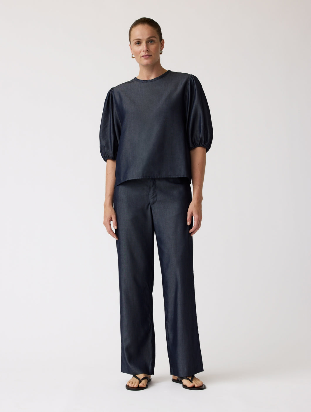 Lara Pants QP0122 Q52 Dark indigo