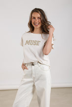 Afbeelding in Gallery-weergave laden, Lou Shirt NKF04005 126 Offwhite/Gold
