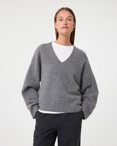 Lucia Pullover 252P020 22 Mid Grey