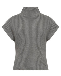 MMBiola Bine Knit Vest 173490 919 Grey Melange