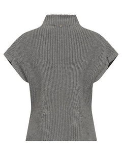 MMBiola Bine Knit Vest 173490 919 Grey Melange