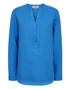 MMDanna Linen Blouse 163720 240 Regatta