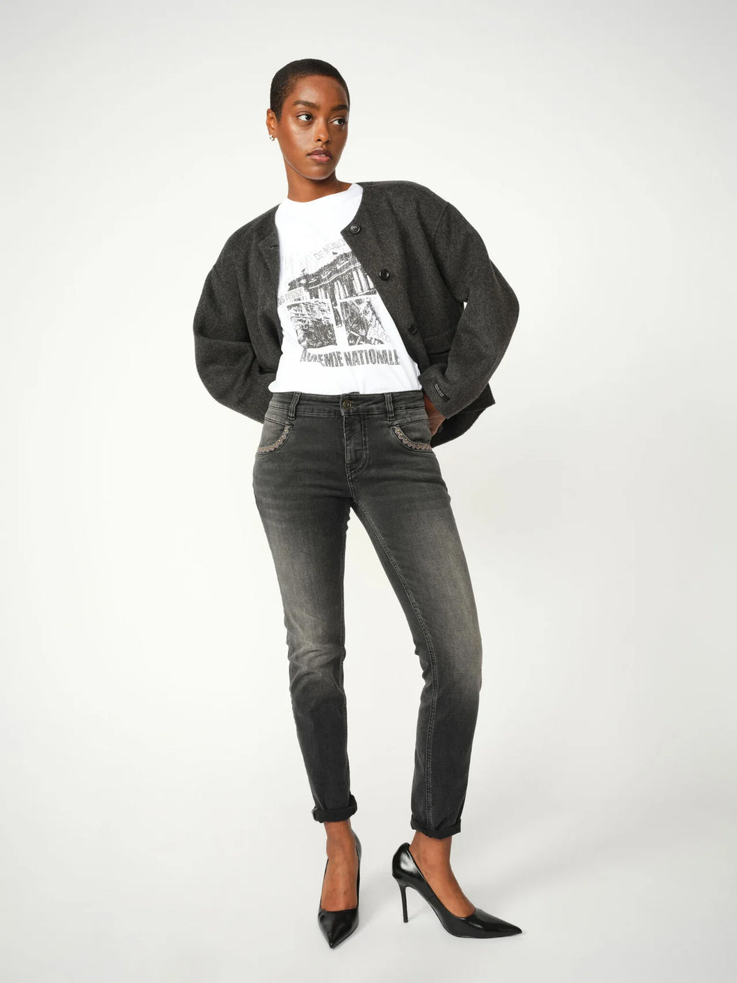 MMNaomi Perla Grigio Jeans 173560 850 Grey