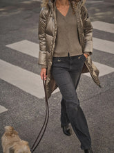 Afbeelding in Gallery-weergave laden, MMNova Metallic Down Jacket 154370 155 Brindle

