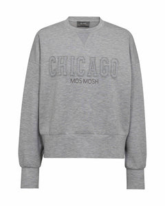 MMRenzi O-LS Tophirt 172730 919 Grey Melange