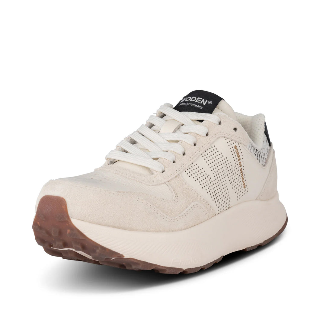 Mathilde Runner Leather WL709 511 Blanc de Blanc