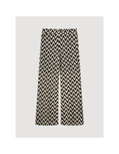 Afbeelding in Gallery-weergave laden, Pants Zig Zag Crochet 4s2617-30621 000985 - Black-Ivory
