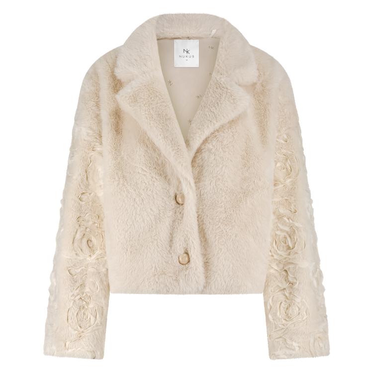 Pleun Jacket Flower NKF13009 17 Off White