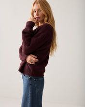 Afbeelding in Gallery-weergave laden, PuffsleevecardiganCozymelangeknit7s5844-7997000335-Darkburgundy__2
