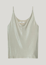 Afbeelding in Gallery-weergave laden, Reversible Singlet Metallic Coated Jersey 3s5102-30545 000702 - Pebble beige

