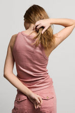Afbeelding in Gallery-weergave laden, Rib tanktop cotton rib 3s4873-5138 554 Antique pink
